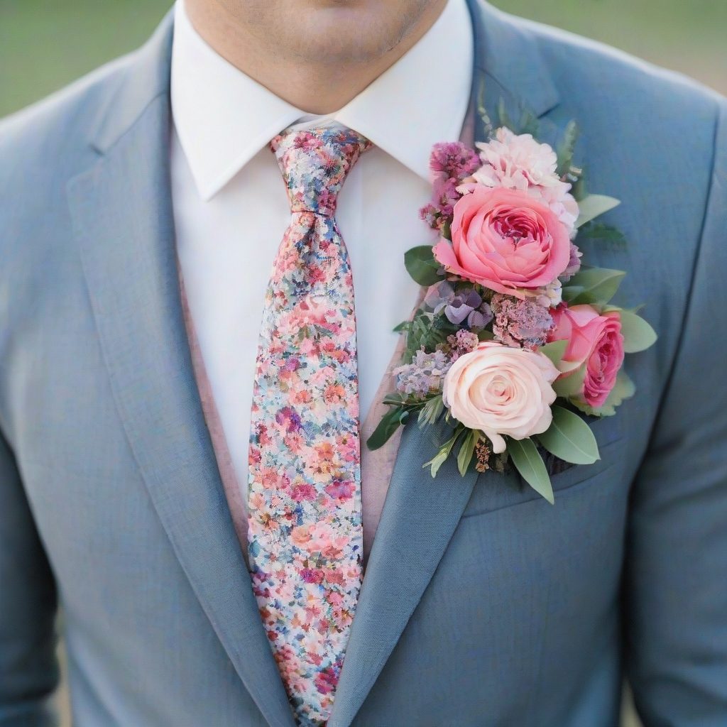 Groom Wearing Floral Tie. Only Tie Is Floral ?lm=656990A0